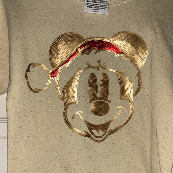 Kids Mickey Mouse Holiday Spirit Jersey Sweatshirt - Picture 2 of 5